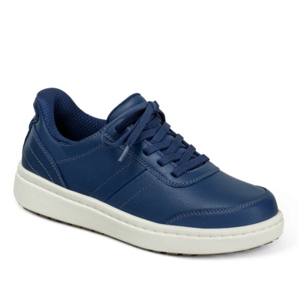 Orthofeet Women's Wander Hands Free Casual Sneakers Navy - Picture 1 of 6